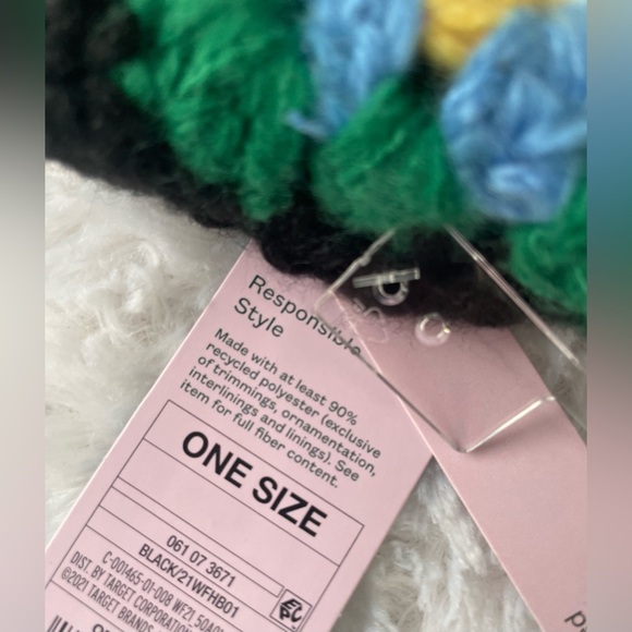 NWT Colorful Crochet Headband and Mittens Set - Picture 4 of 4